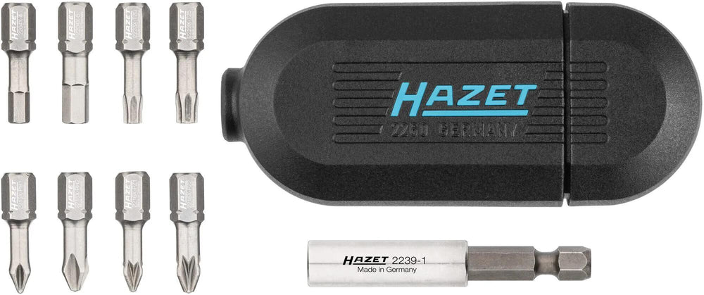 Hazet bitsatz 2260x 10n bit sets stainless steel m. bracket