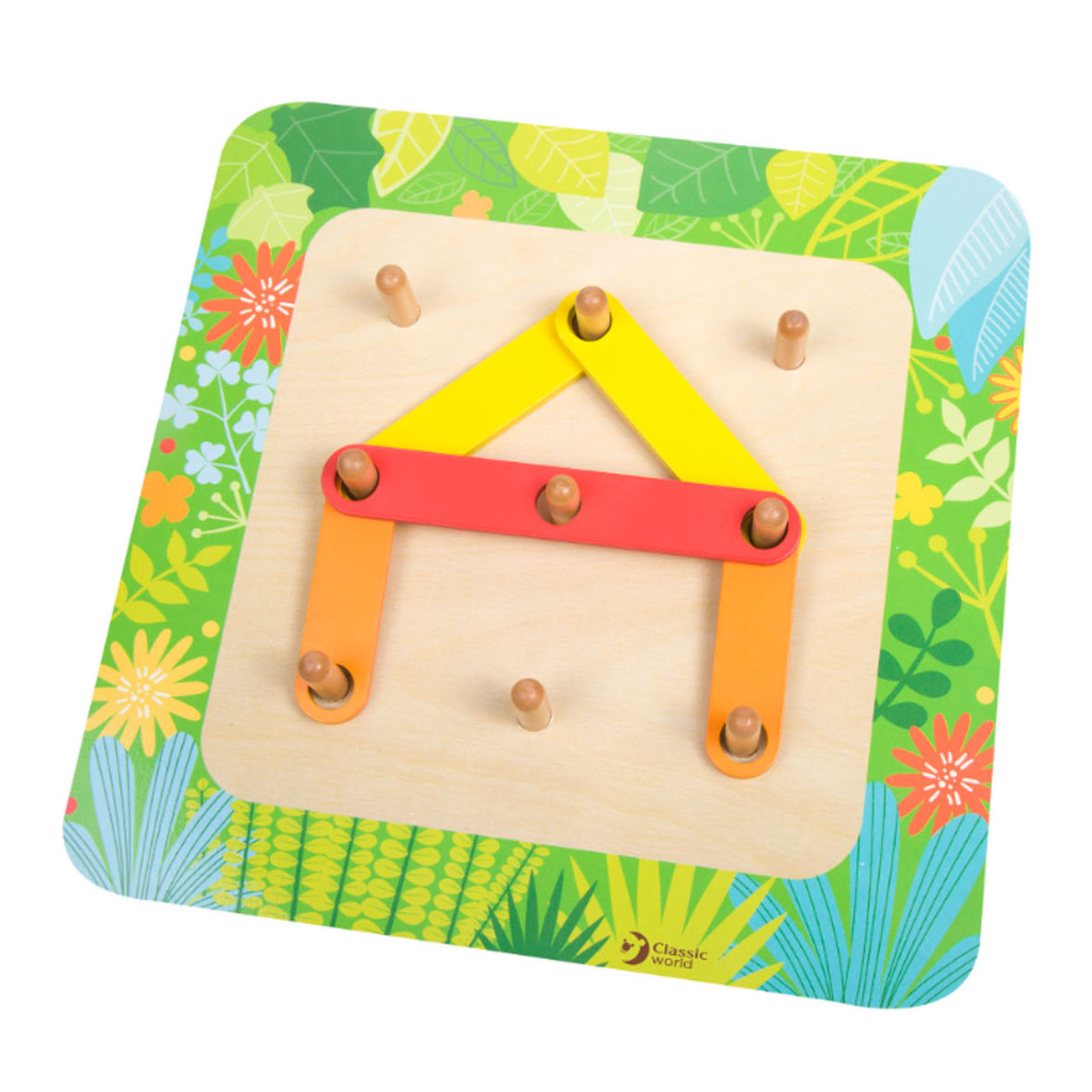 Klassieke wereld Wereld Mijn Houten Leerpuzzel, 29dlg.