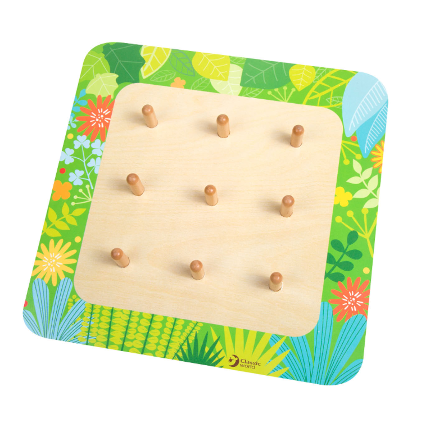 Klassieke wereld Wereld Mijn Houten Leerpuzzel, 29dlg.