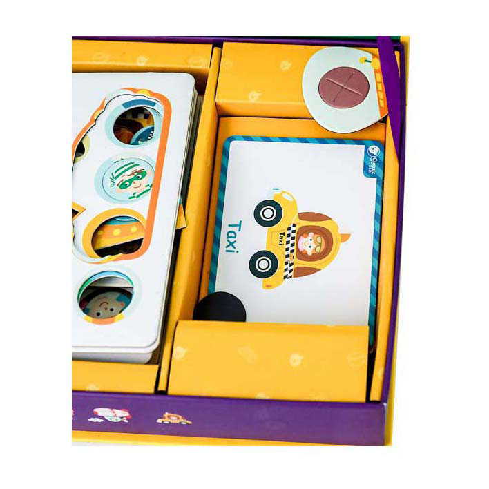 Classic world puzzeldoos magneet - verkeer