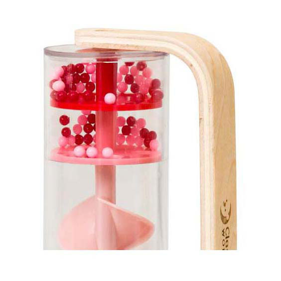 Classic world regenmaker muziekinstrument rood - sensorisch speelgoed.