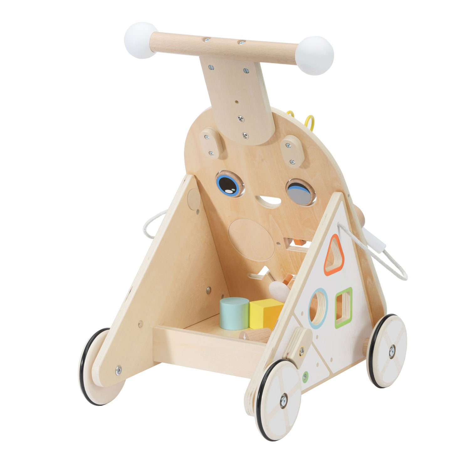 Klassieke wereld babywalker hout