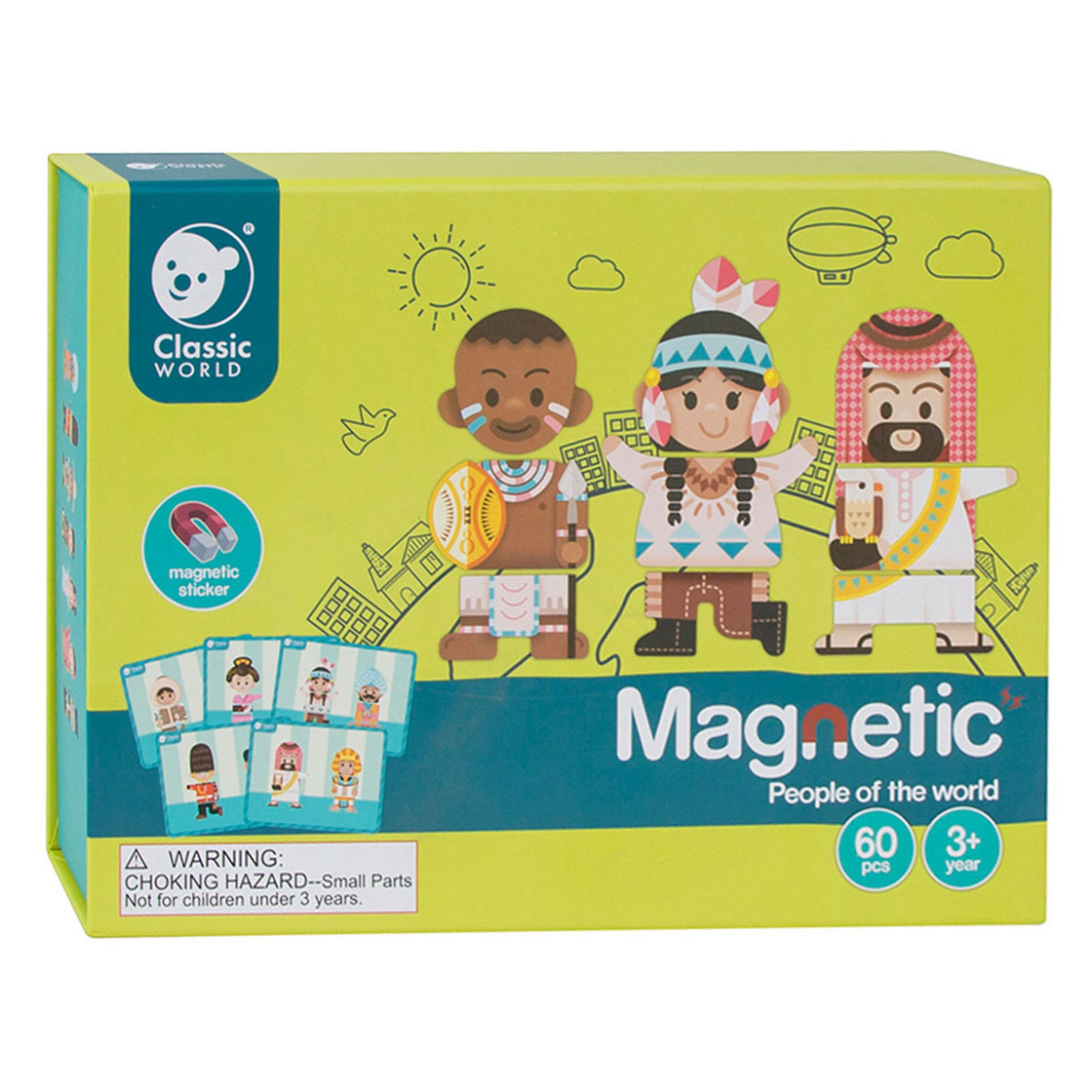 Classic World Aankleedpuzzel Mensen van de Wereld, 60dlg.