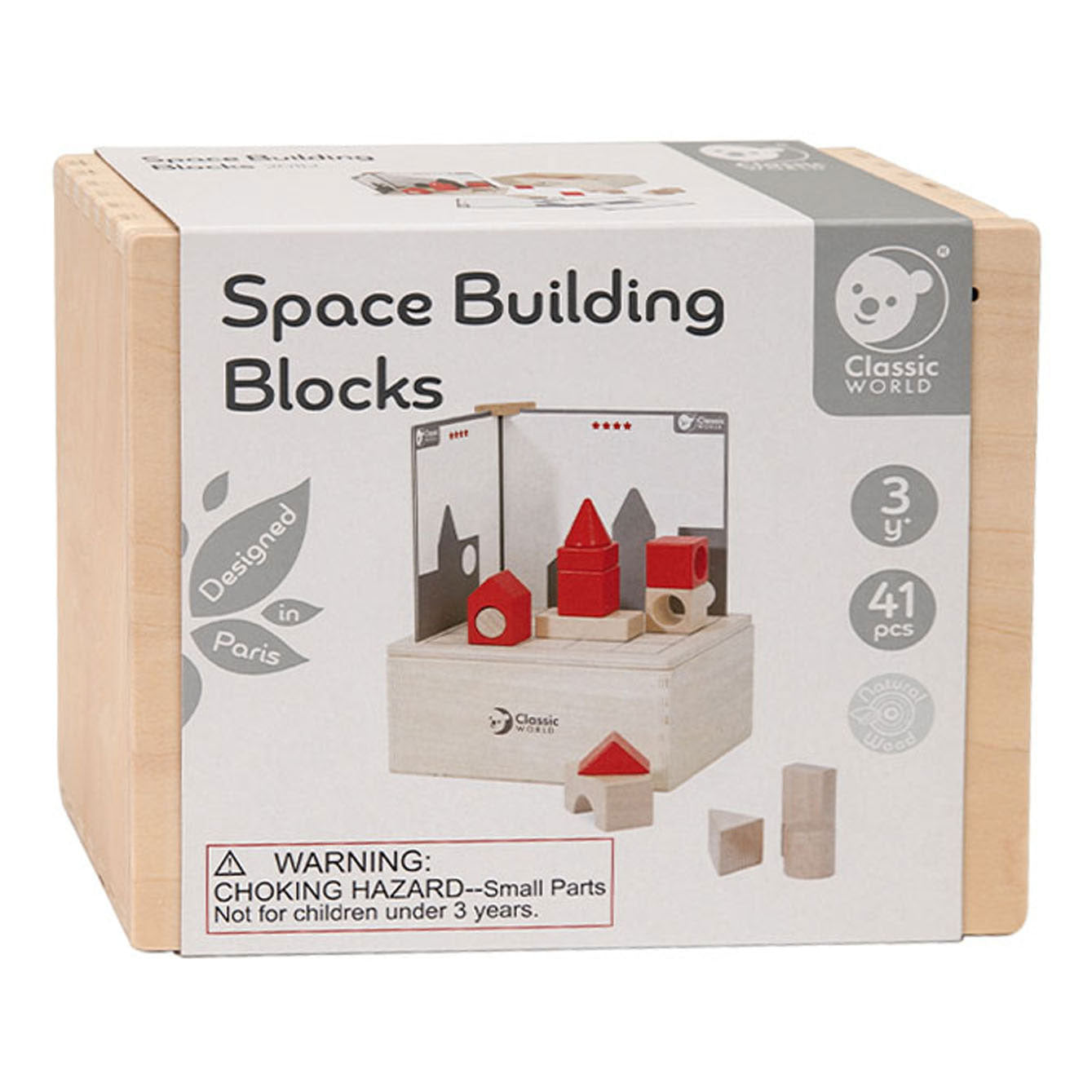 Klassieke Wereld Wereld 3D Breinpuzzel met Opdrachten