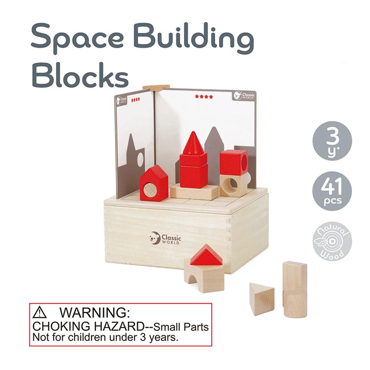 Klassieke Wereld Wereld 3D Breinpuzzel met Opdrachten