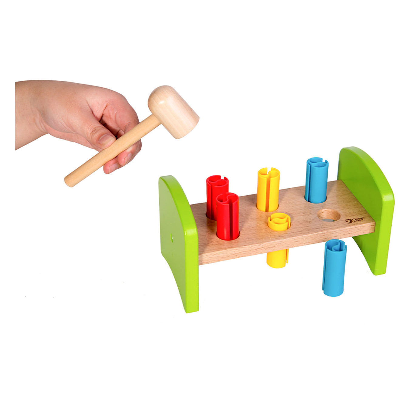 Classic world houten hamerbank, 8dlg.