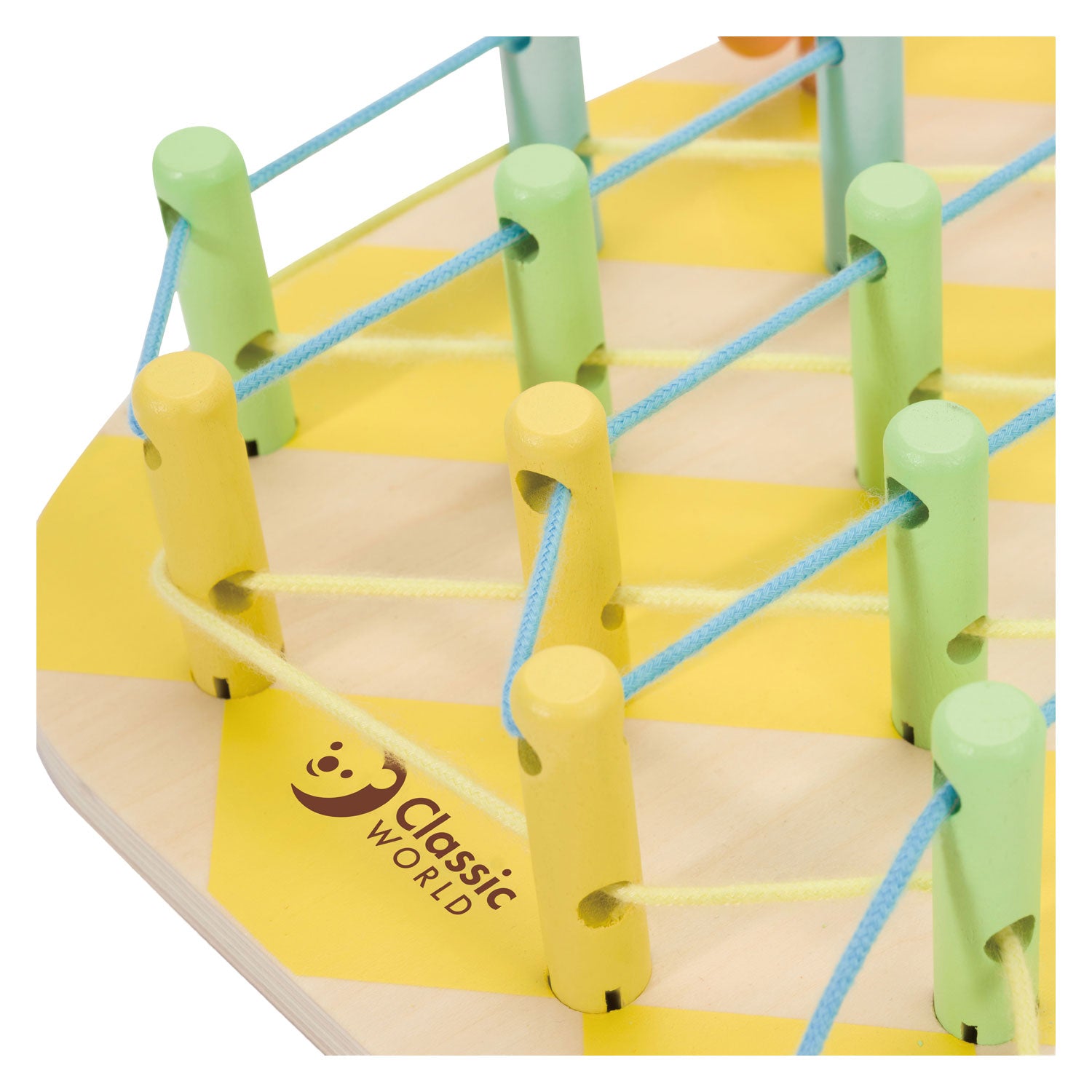 Klassieke wereld houten ananas verbindingsspel, 21dlg.