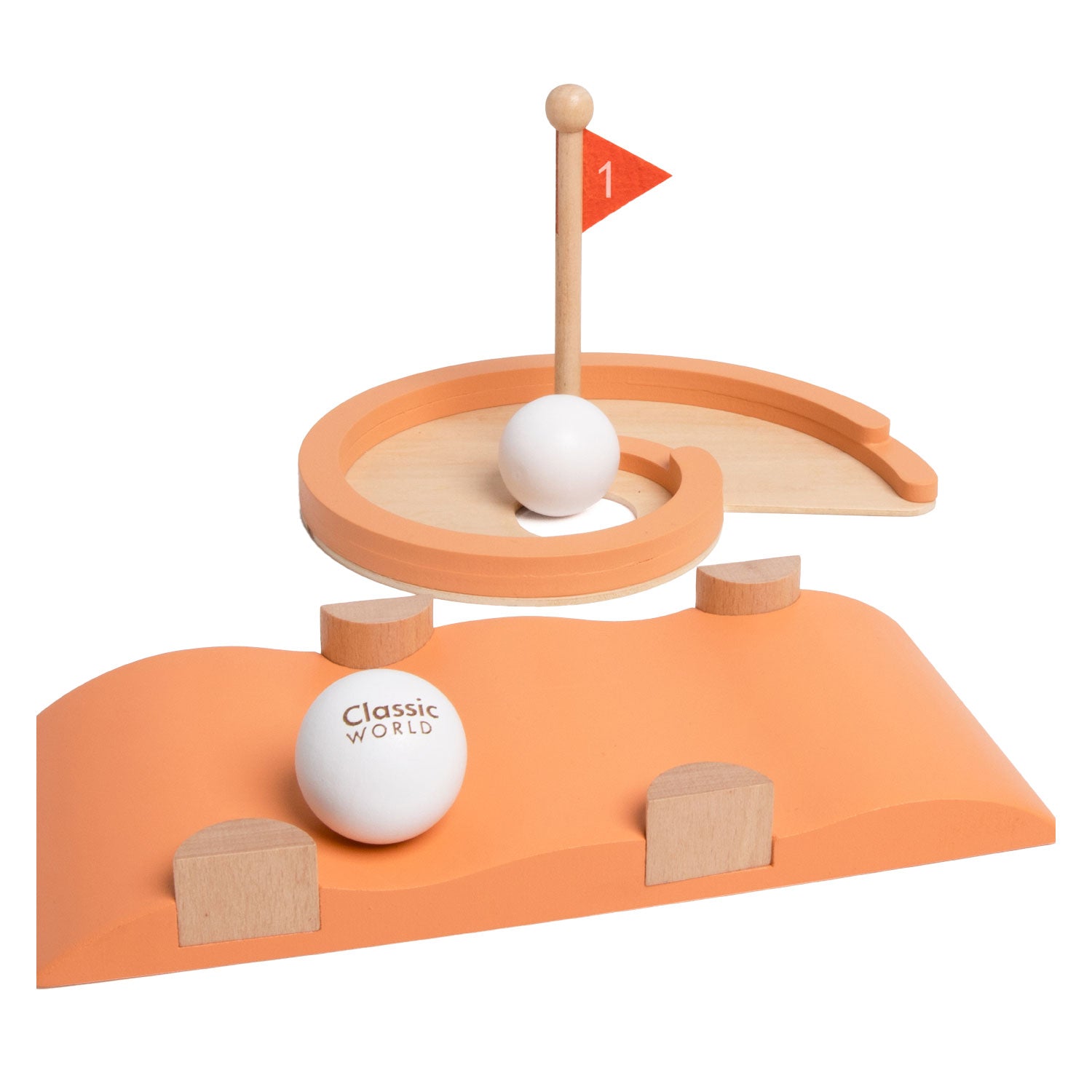 Classic world houten midget golfset, 11dlg.