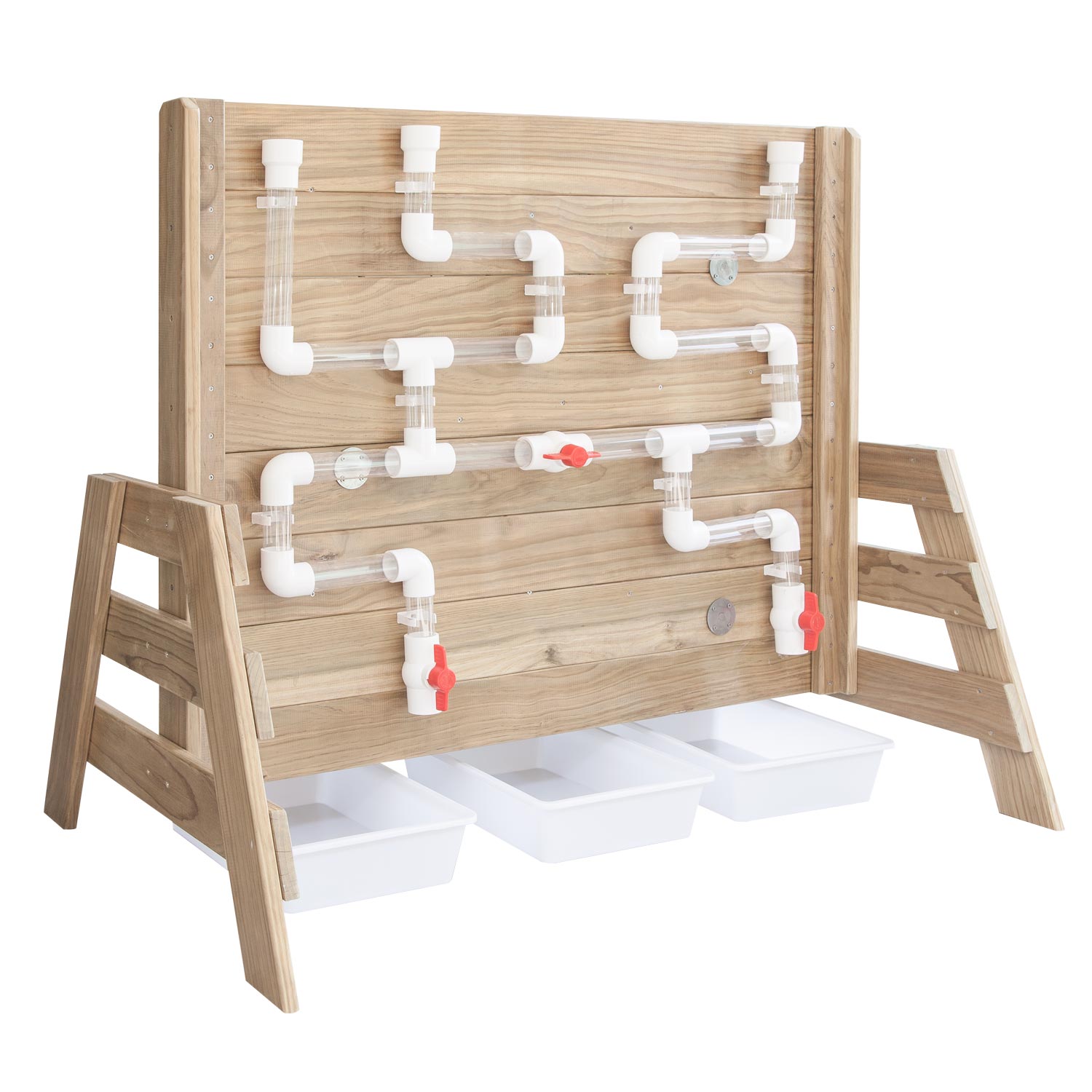 Houten Waterspeelmuur 2-zijdig