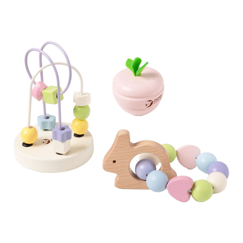 Classic world houten babyspeelset mara, 3dlg.