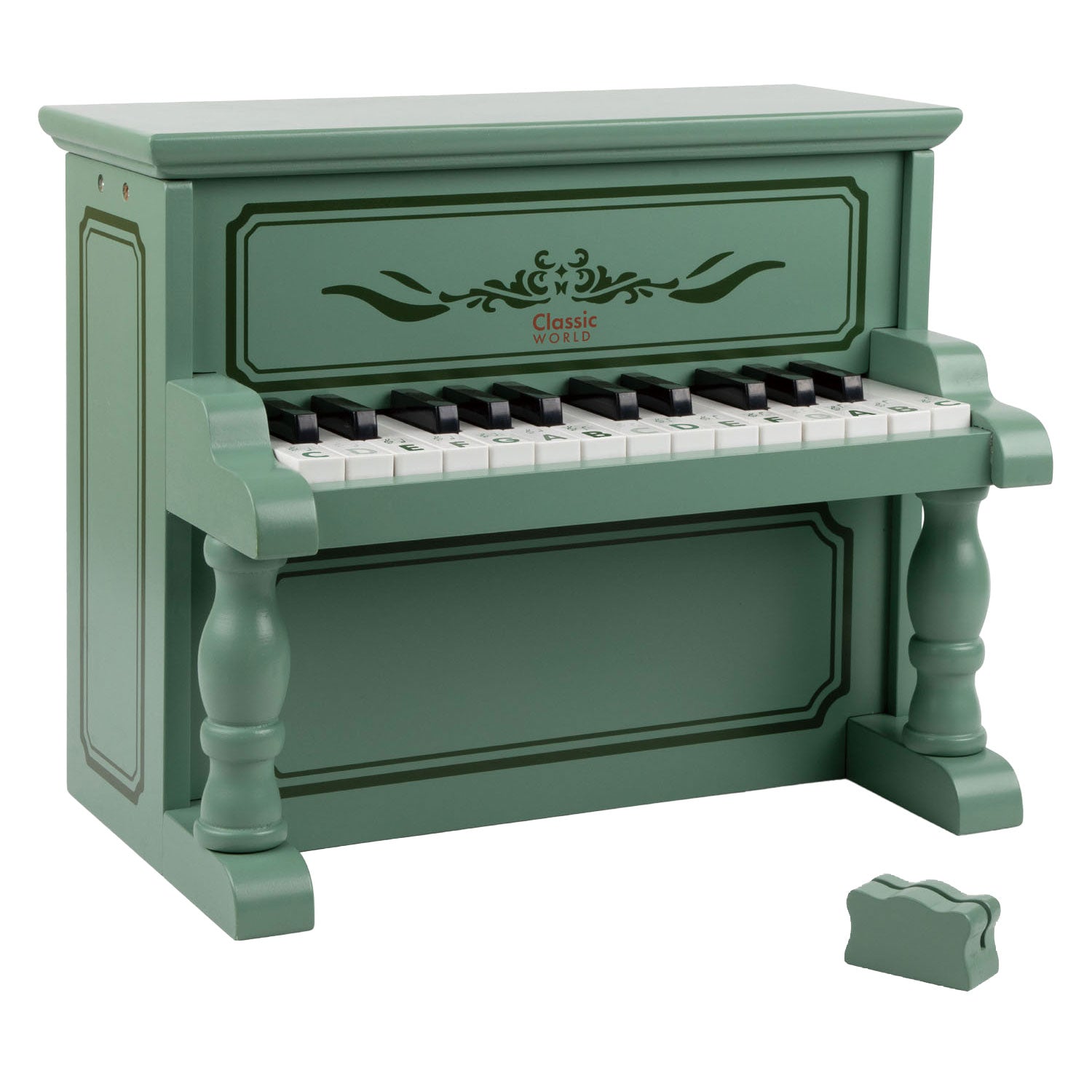 Klassieke wereld houten vintage piano