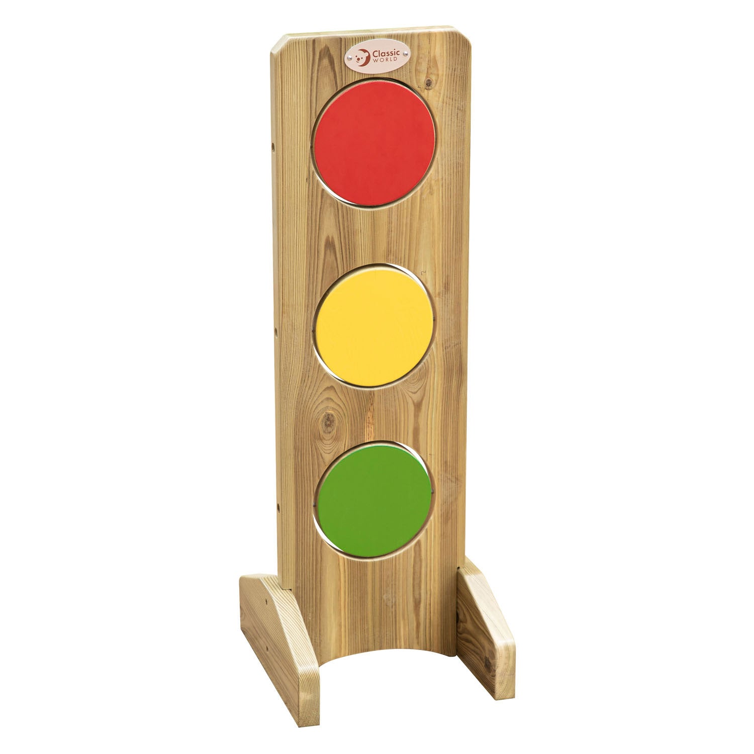 Klassieke wereld houten stoplicht