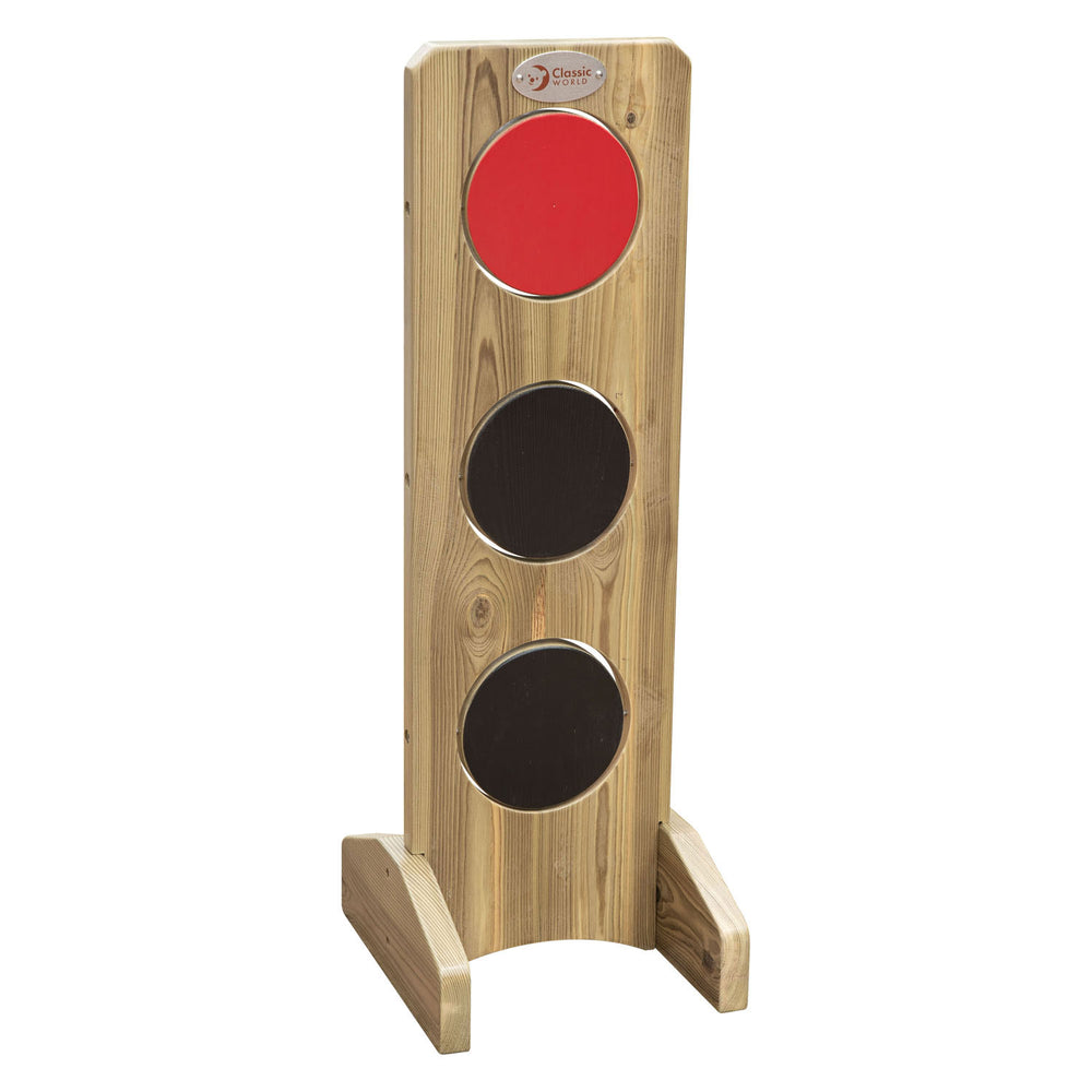 Klassieke wereld houten stoplicht