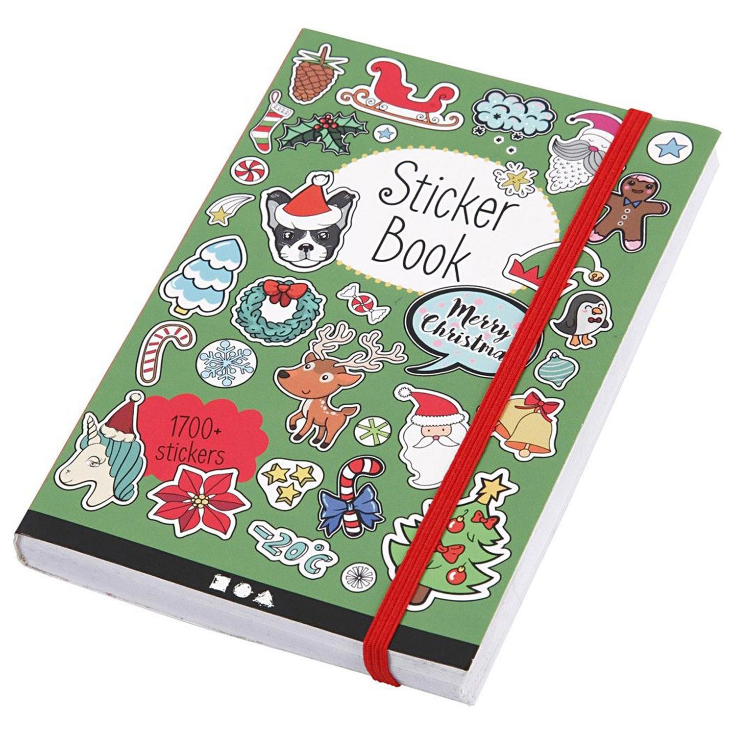 Creativ company stickerboek kerst - 1.700 stickers