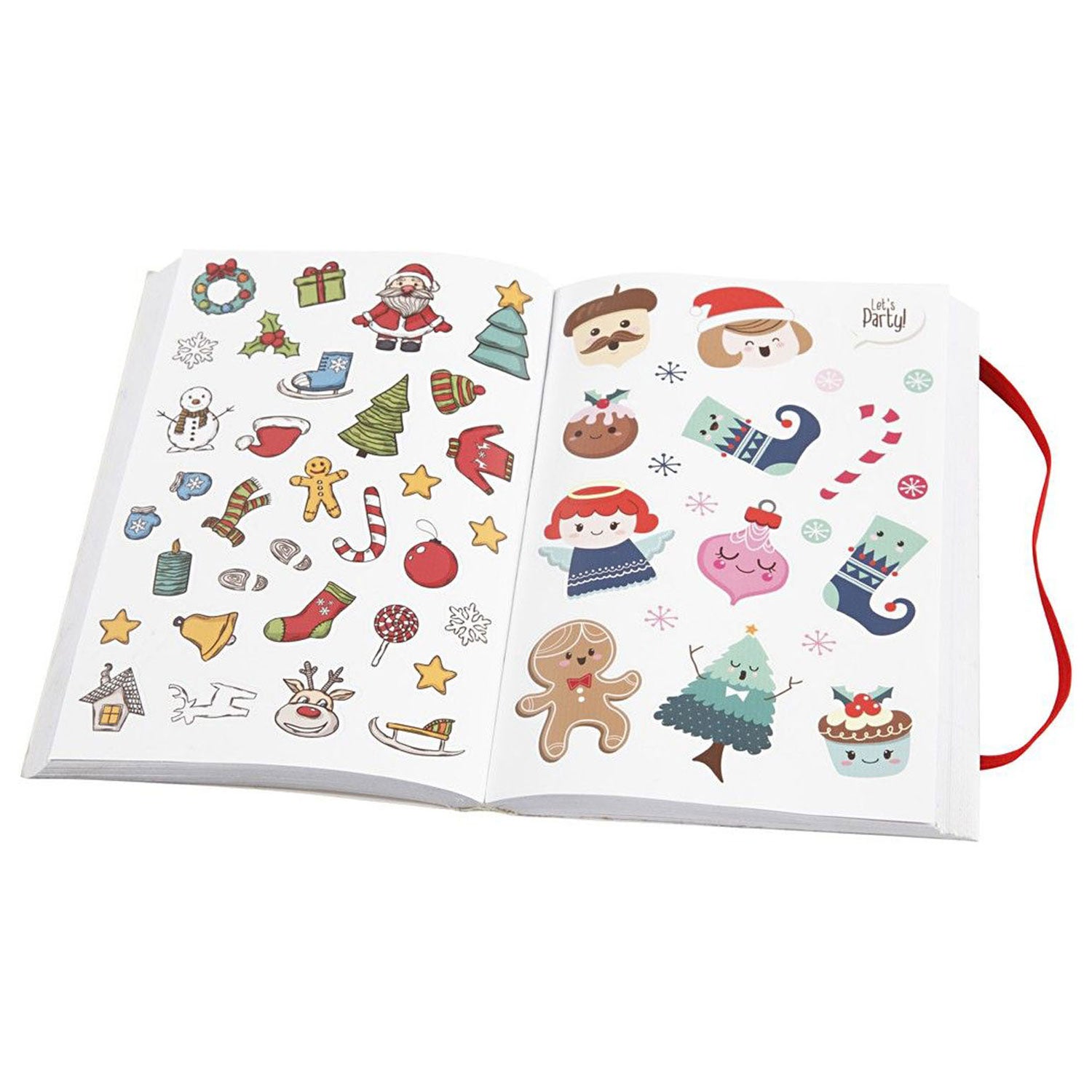 Creativ company stickerboek kerst - 1.700 stickers