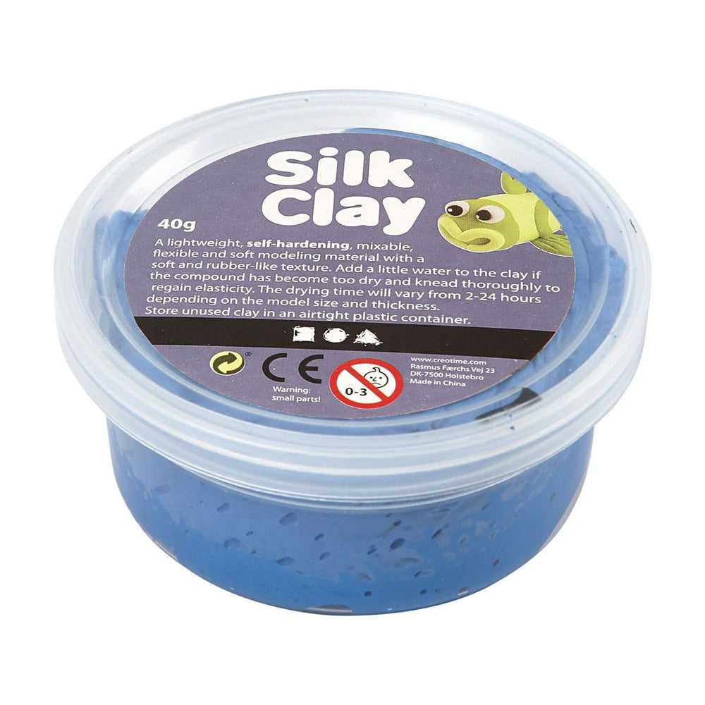 Zijdeklei - Blauw, 40gr.
