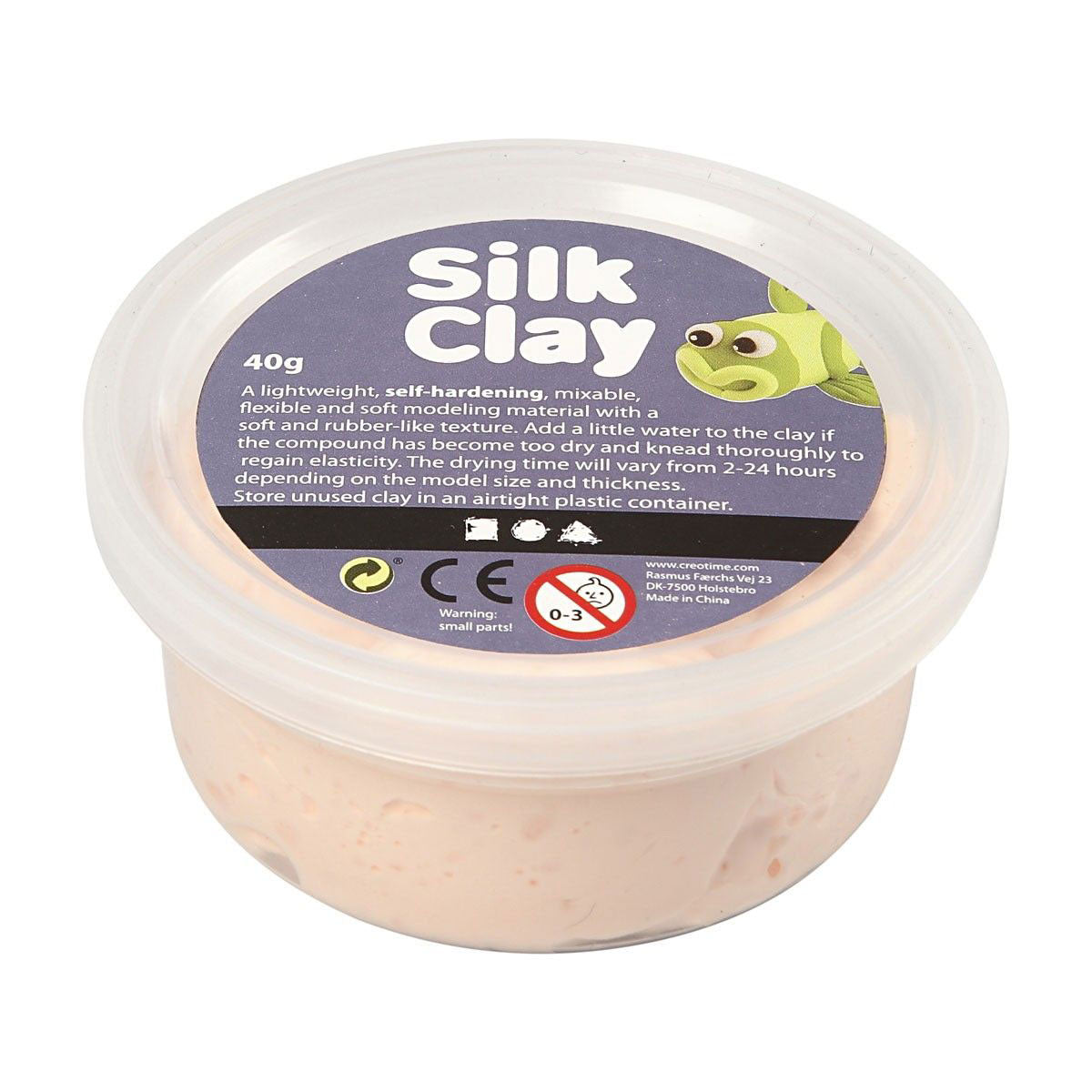 Zijdeklei - Licht Roze, 40gr.