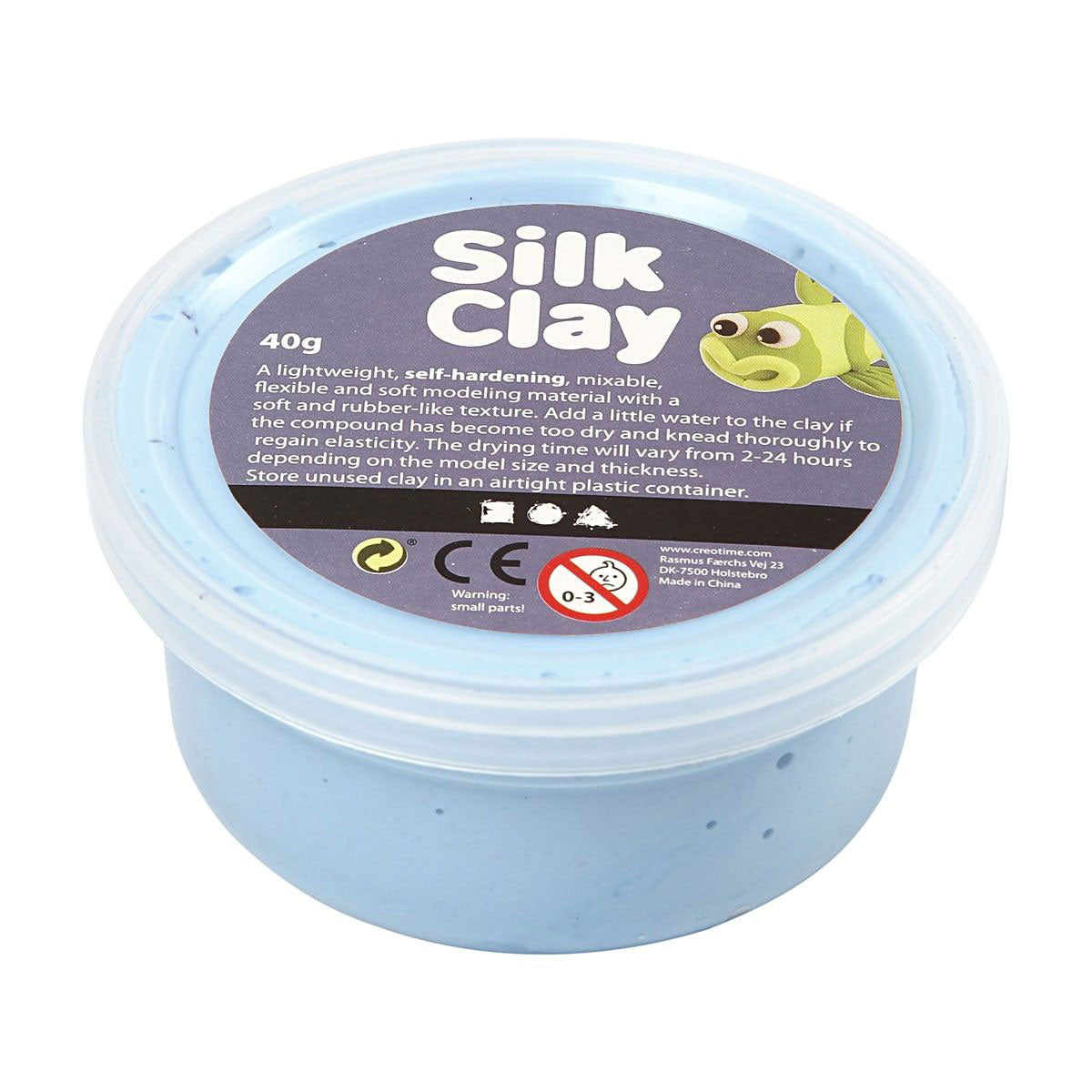 Zijdeklei - Neon Blauw, 40gr.