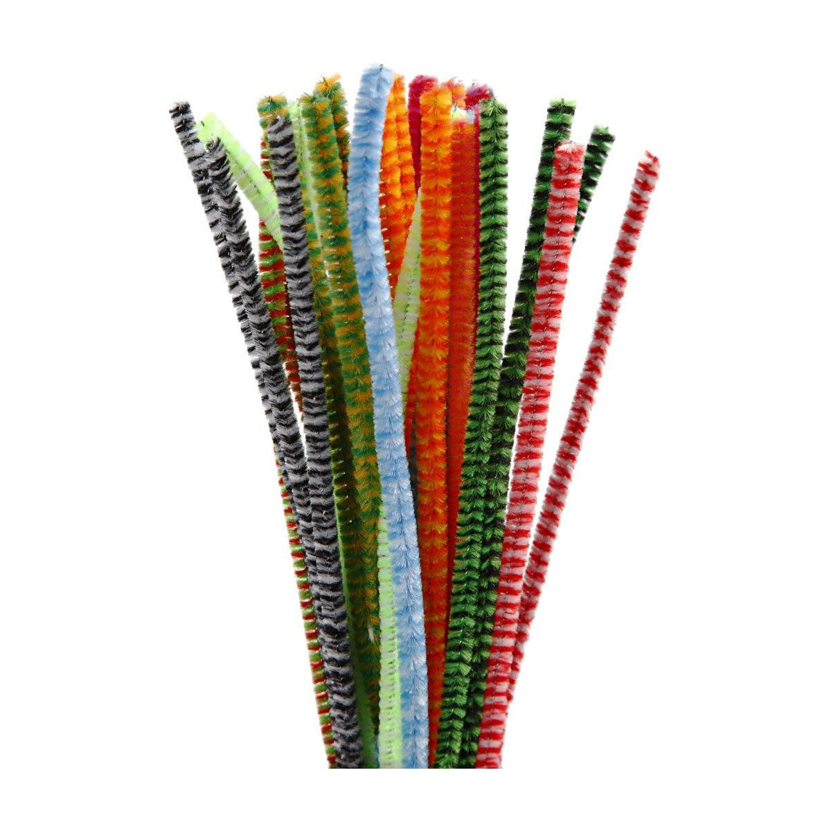 Chenille - Meerdere kleuren, 30st.