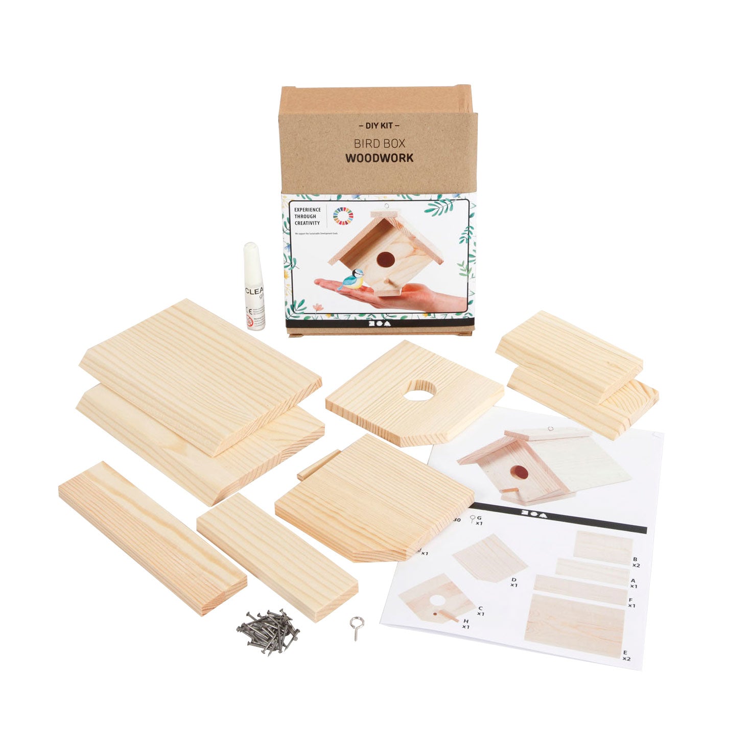 Creative Company wooden birdhouse