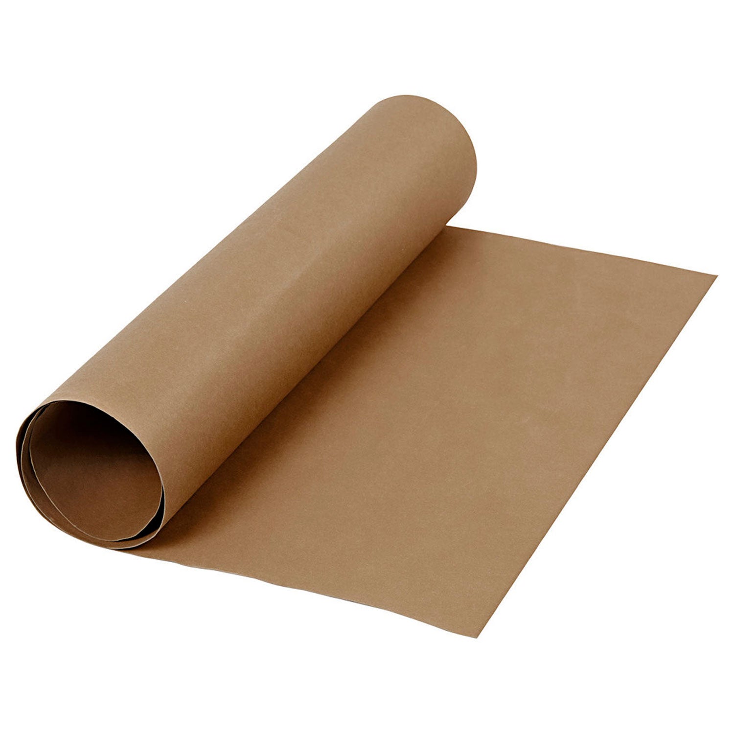 Kunstleer Papier Donkerbruin, 1mtr.