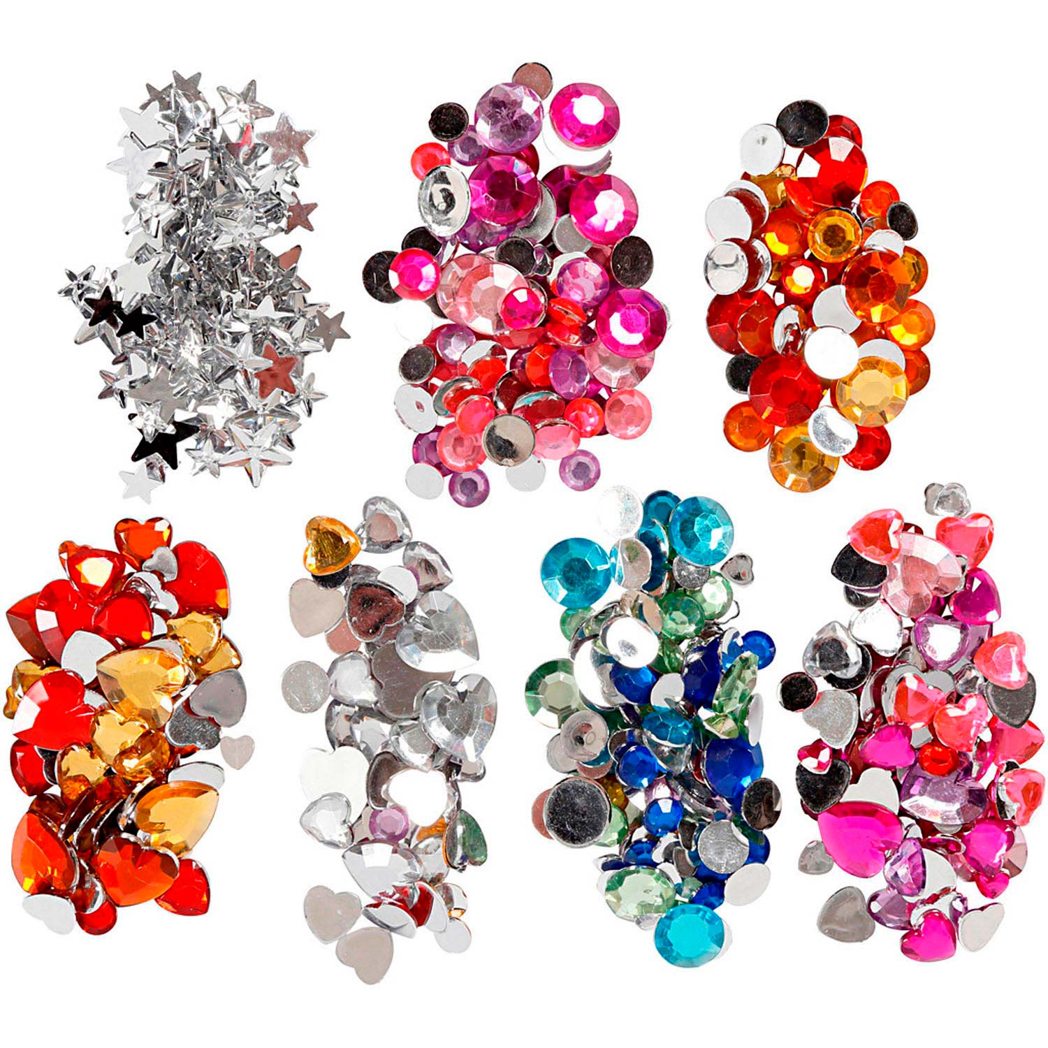 Creativ company strasstenen in opbergbox, 300st.