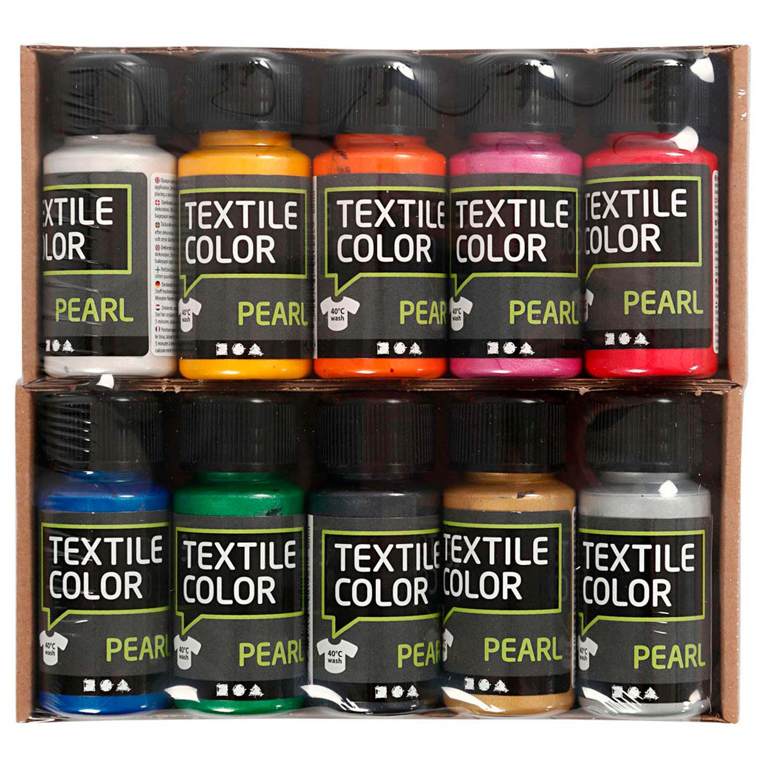 Creativ company https: www.cchobby.nl textielkleur-parelmoer-diverse-kleuren-10x50-ml-1-doos
