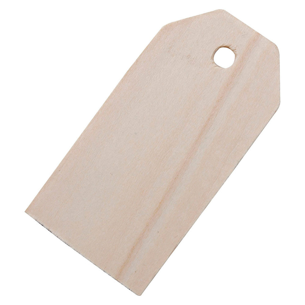 Houten Etiketten, 10st.