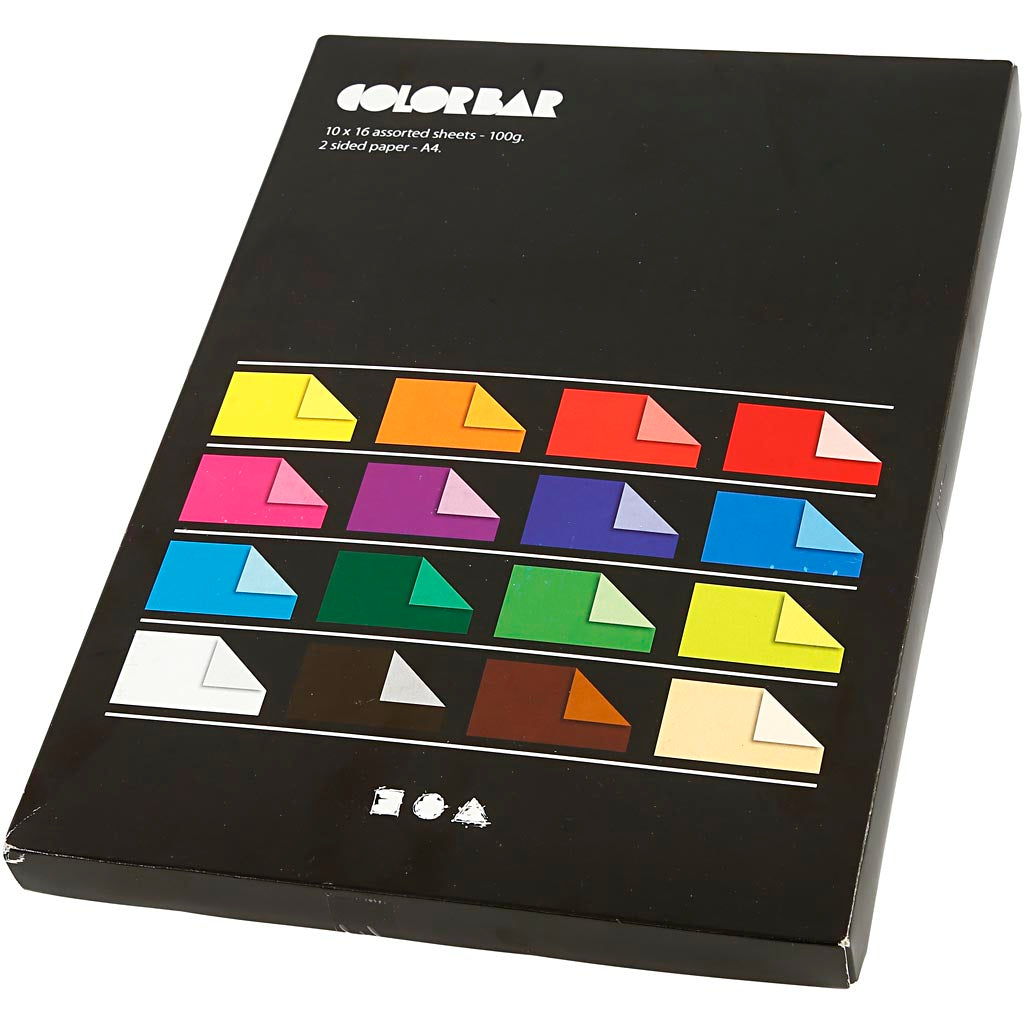 Creativ company color bar papier kleur, 160 vellen