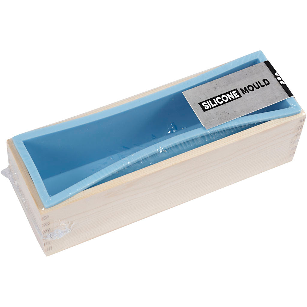 Creativ company siliconenvorm in een houten doos, 1500ml