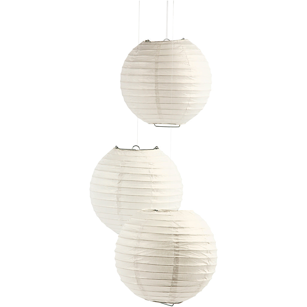 Creativ Company Rice Paper Lamp White, 35cm