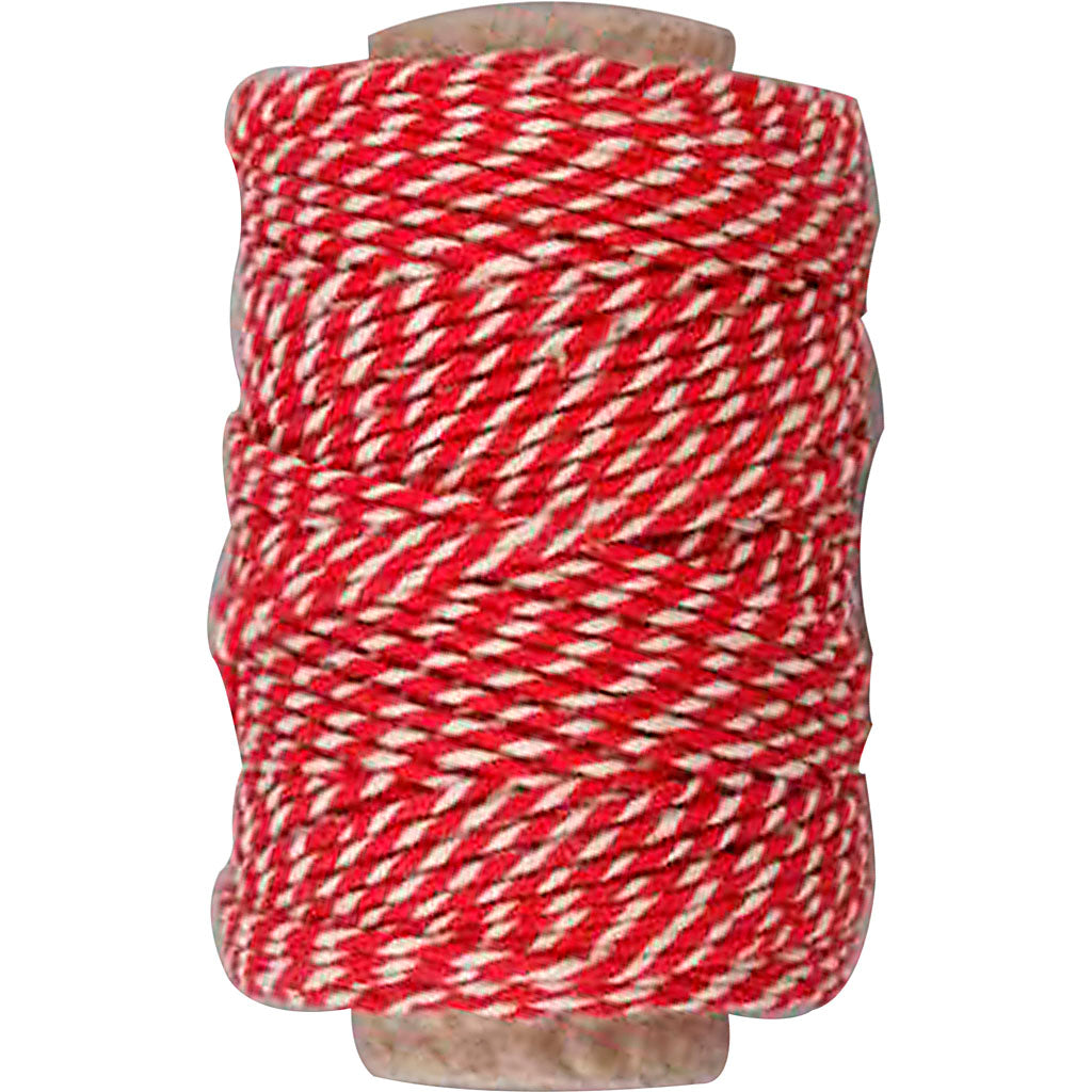 Creativ company https: www.cchobby.nl katoenkoord-dikte-1-1-mm-rood-wit-50-m-1-rol