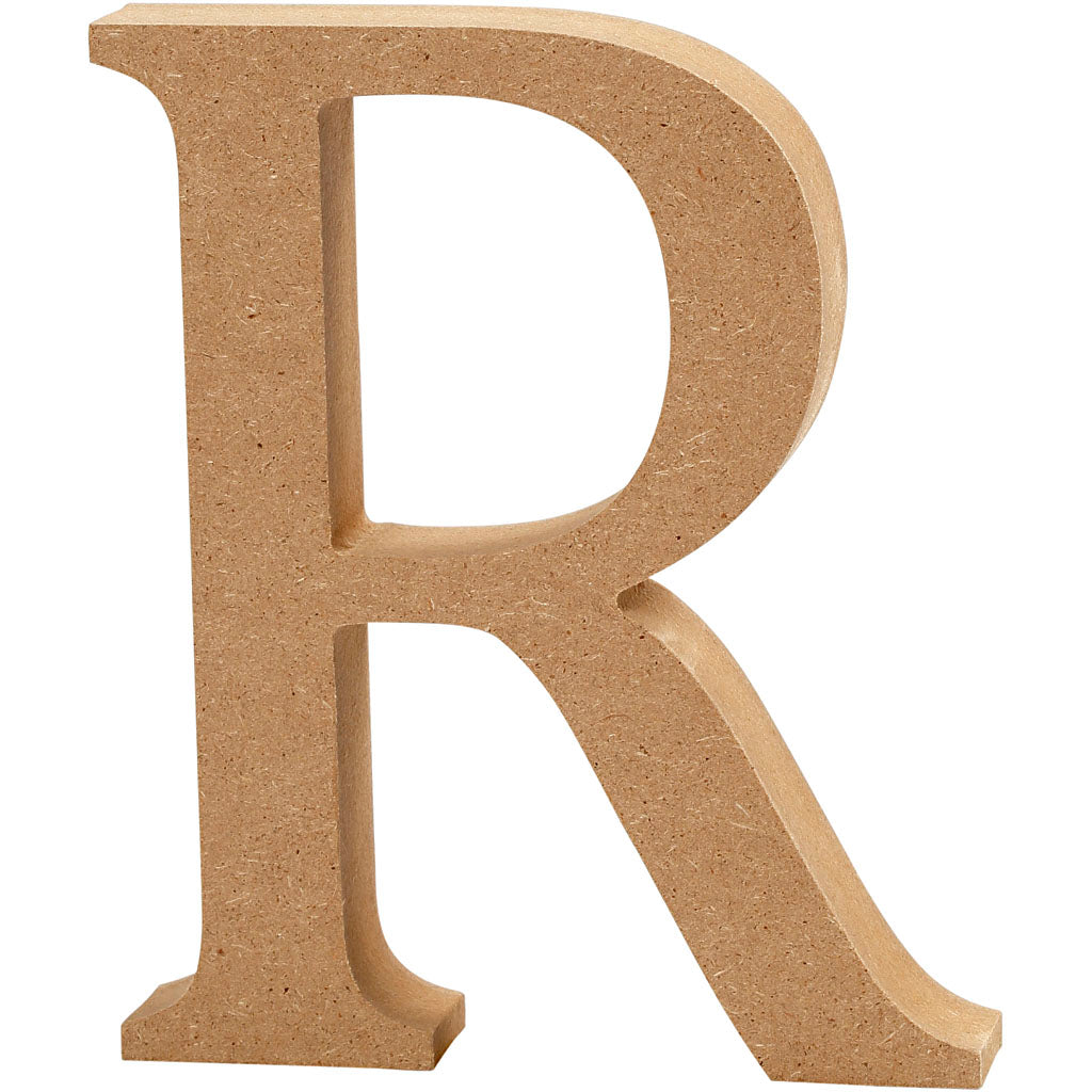 Creativ company letter r mdf 13cm, 1e gehalte