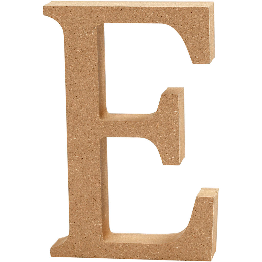 Creativ company letter e mdf 8cm, 1e.