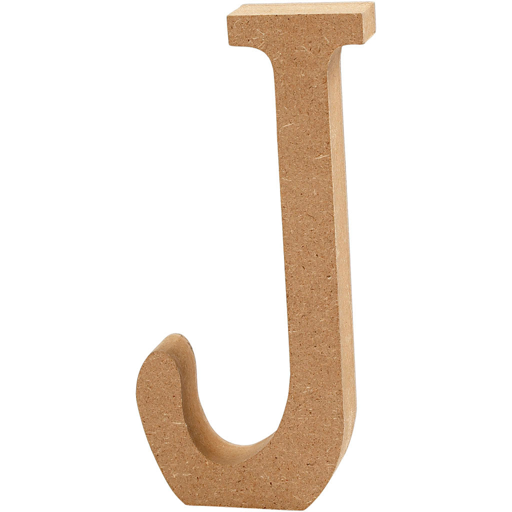 Creativ company letter j mdf 8cm, 1e.