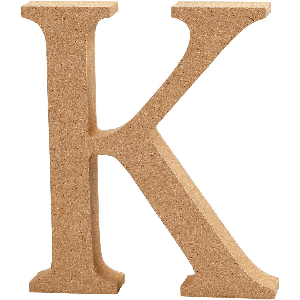 Creativ company letter k mdf 8cm, 1e.