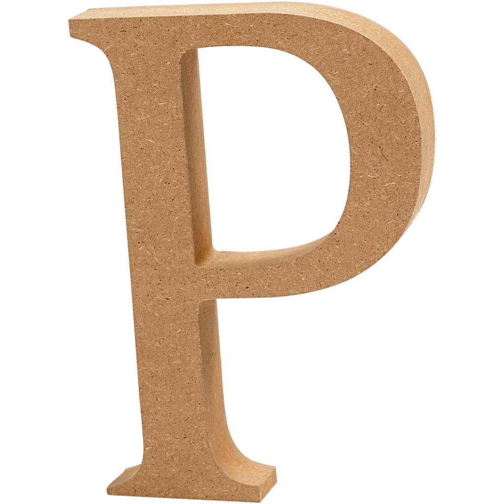 Creativ company letter p mdf 8cm, 1e.
