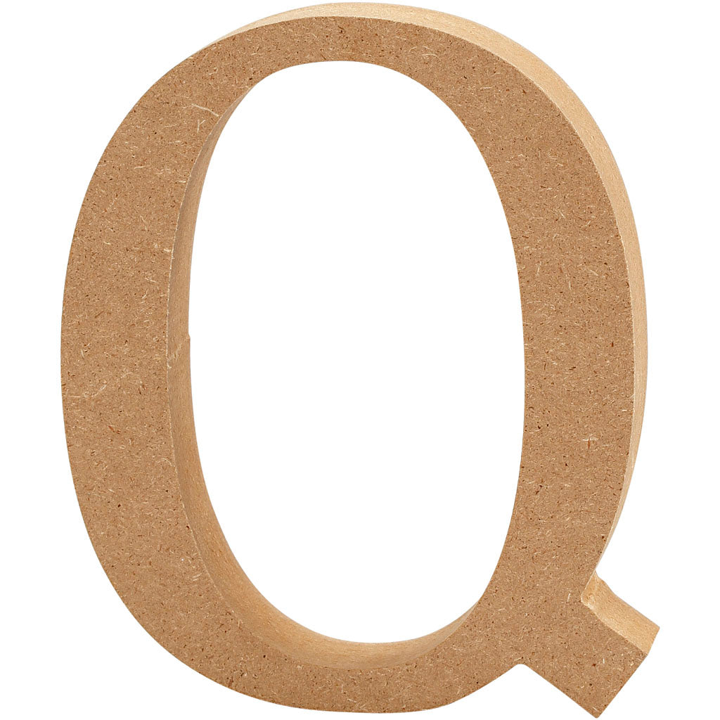Creativ company letter q mdf 8cm, 1e.