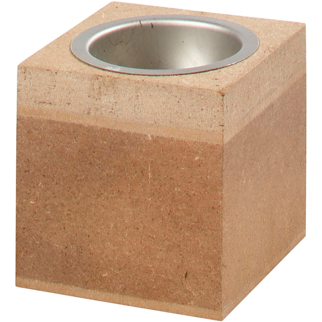 Creativ Company wooden tealight holder, 6cm