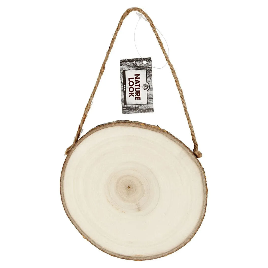 Creatief bedrijfsdeurschild hout, 12-14 cm