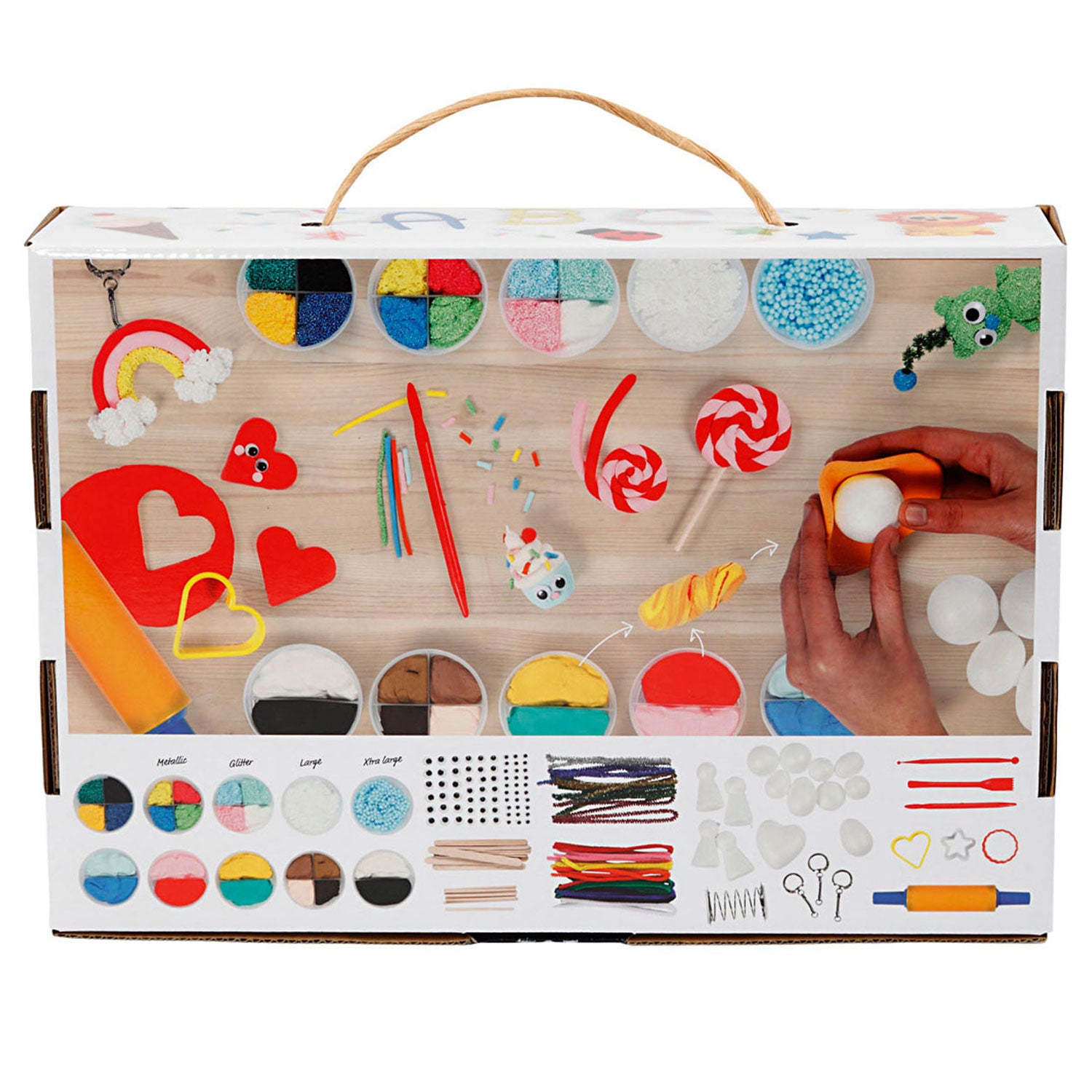 Creativ company foam clay en silk clay set