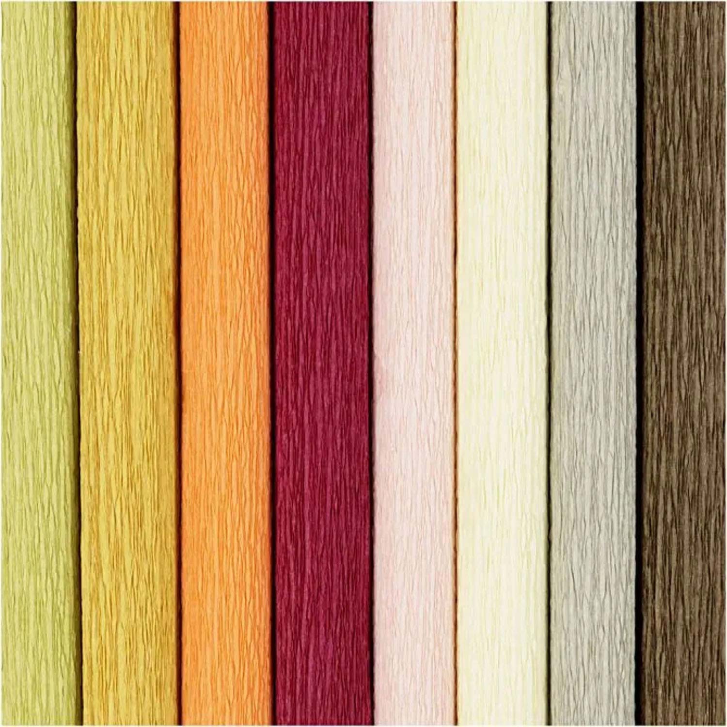 Creativ company crêpepapier pastelkleuren, 8 vellen