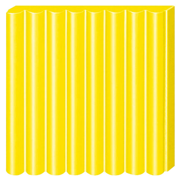 Fimo kids 8030 - oven-hardening modelling clay - block 42 g - yellow