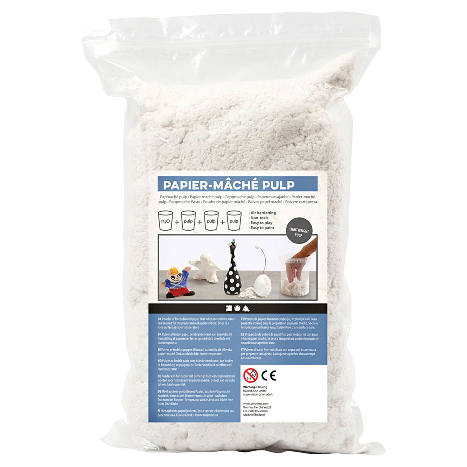 Papier-machépulp, 400gr