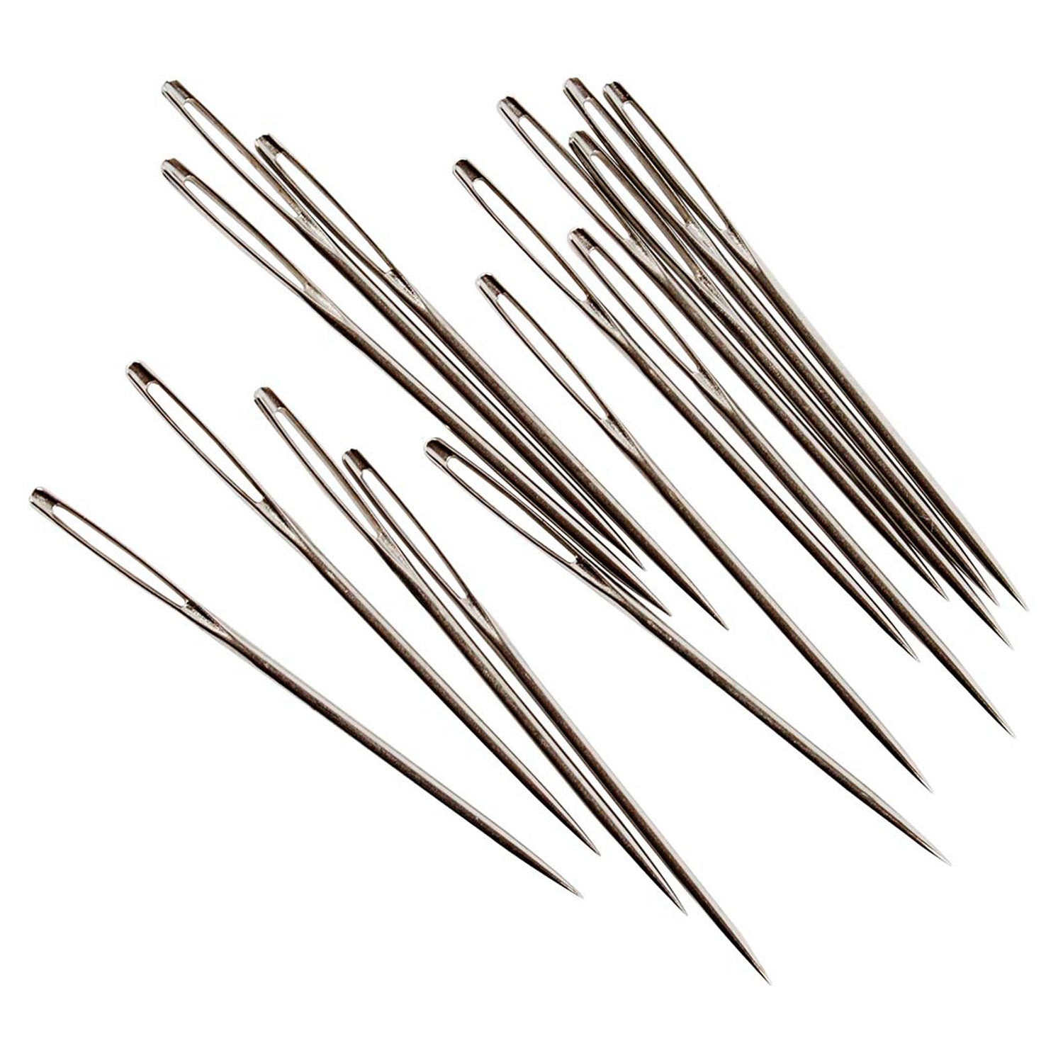 Borduurnaalden met Scherpe punt, 5,4cm, 25e.