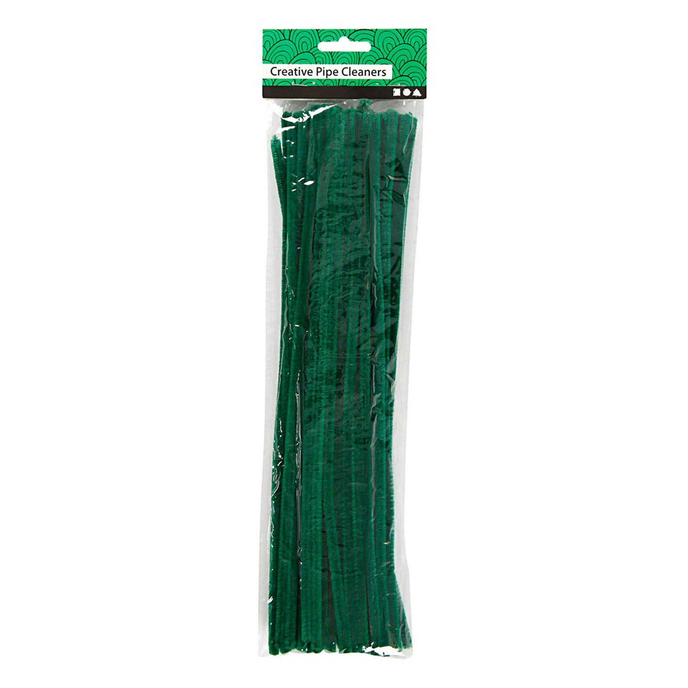 Creativ company chenille donkergroen 30cm, 50st.