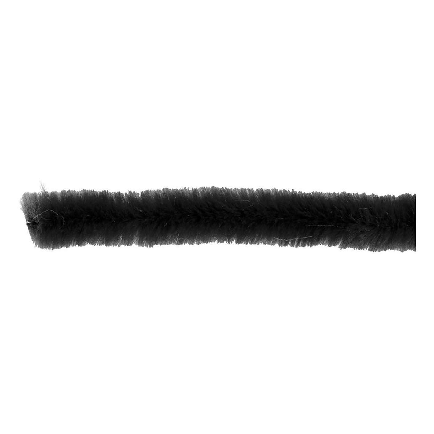 Creativ Company chenille black 30cm, 50 pcs.