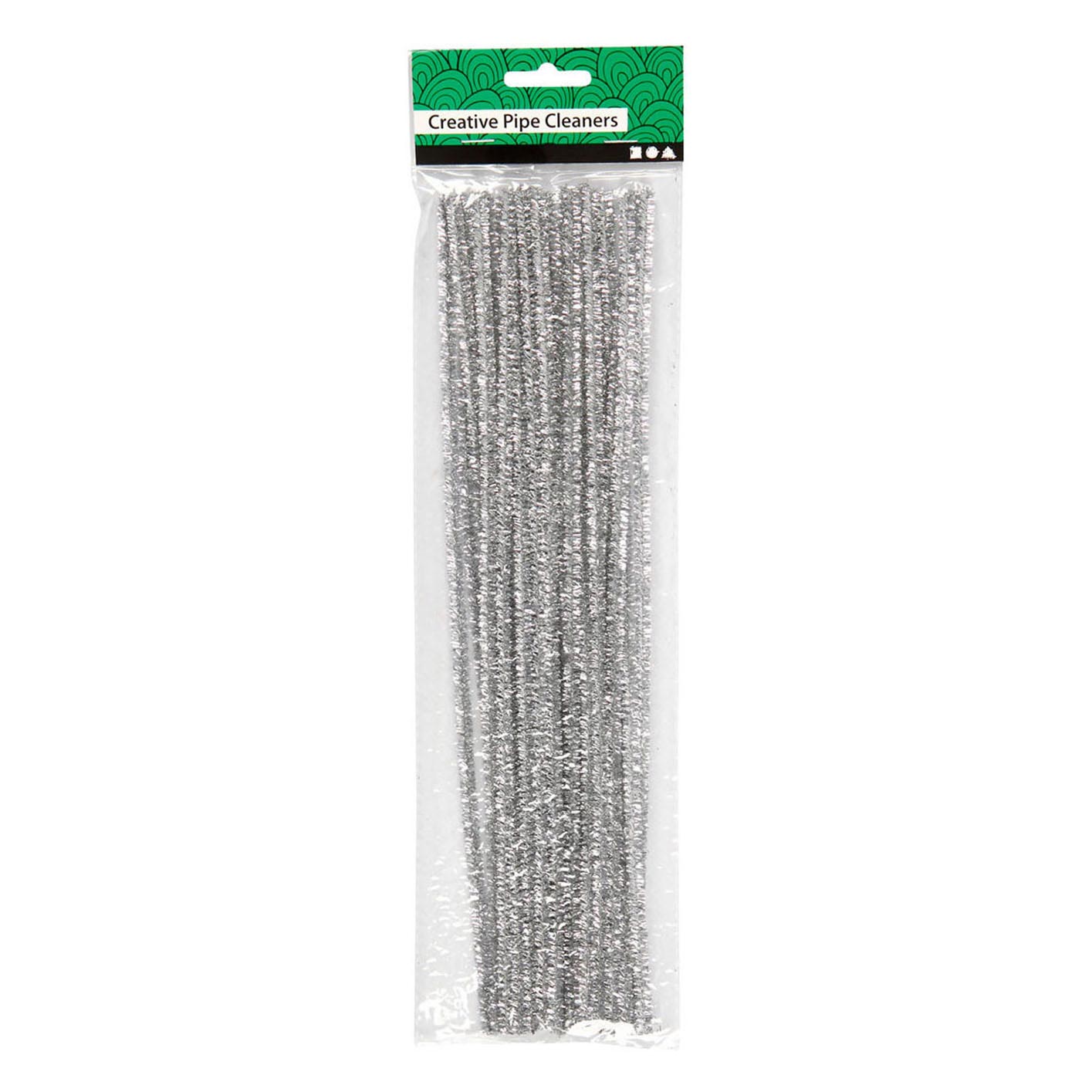 Creativ Company Chenille Silver 30cm, 24 pcs.