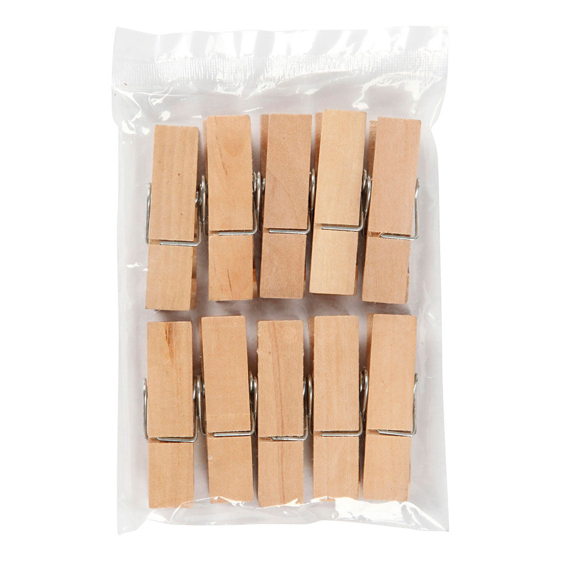 Creativ Company wooden clothes pegs 7cm, 10pcs.