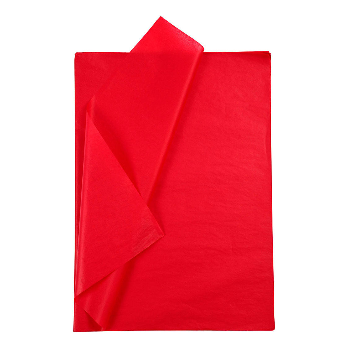 Creativ company tissuepapier rood 10 vochtig 14 gr, 50x70cm